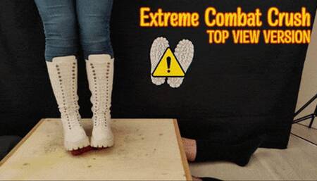 Painful Trample CBT in White Boots with TamyStarly (Top Version) - Bootjob, Ballbusting, Femdom, Shoejob, Crush, Ball Stomping, Foot Fetish Domination, Footjob, Cock  Board