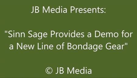 Sinn Sage Demos the New Bondage Gear - HD