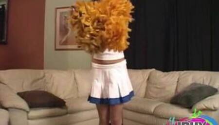 Sexy Cheerleader POV panties Photoshoot