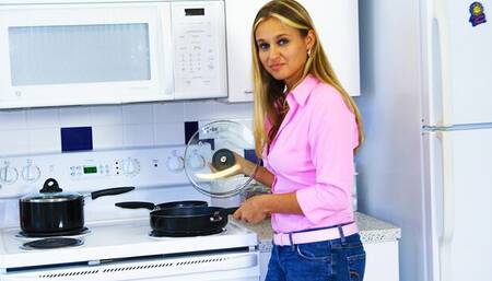 Dirty Blonde MILF Pounded with Big Dick