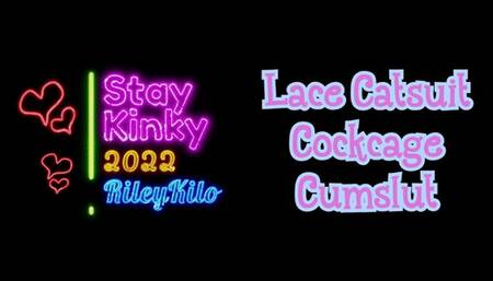 Lace Catsuit Cumslut Transgirl Lingerie (BEST VIDEO)