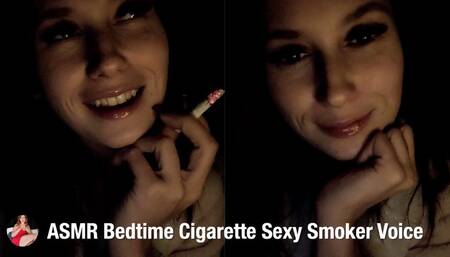 ASMR (ish) - Bedtime Cigarette - Breathy Smoker's Voice