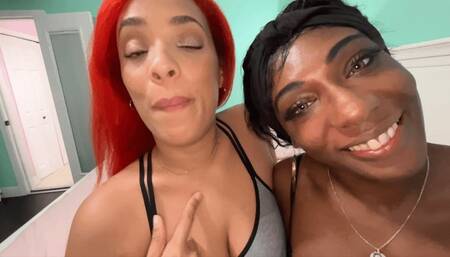 Sensual Vore Tease POV With Ebony Giantess Goddesses Paris Love & Sativa Feti (HD 1080p MP4)