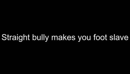 Straight muscular jock foot domination gay student