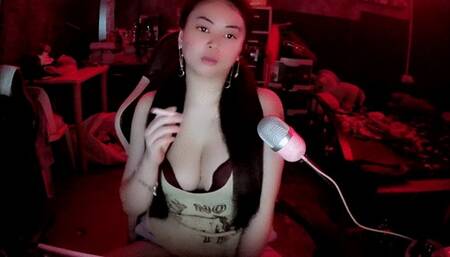 Two sticks white cigarette and grinding