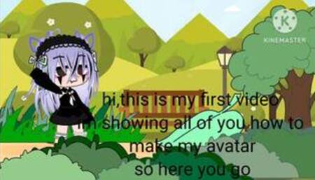 Introduction to my OC//first vid//gacha club//