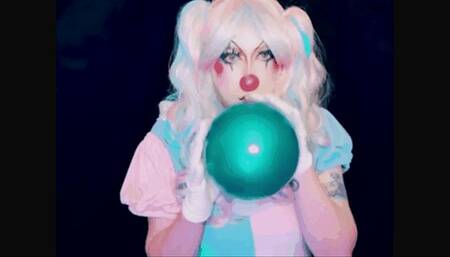 Clown Girl Balloon Fun