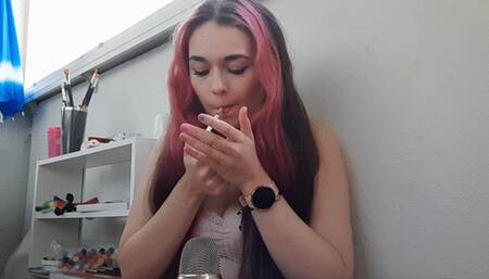 Chainsmoking asmr