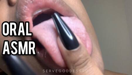 Oral ASMR