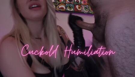 Latex Hanjob Cuckold POV