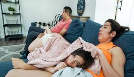 Dharma Jones sucking David Lees big cock