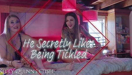 He Secretly Likes Being Tickled (WMV)