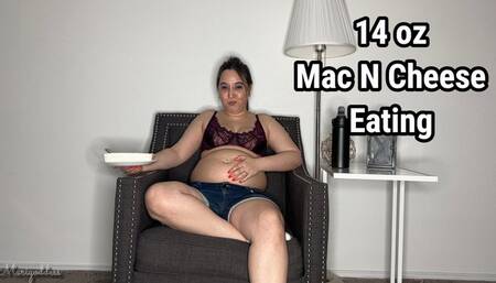 14 oz Mac N Cheese Eating