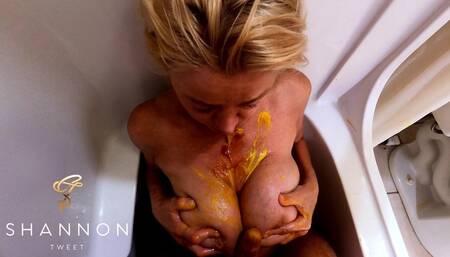 Grannys hot messy titfuck