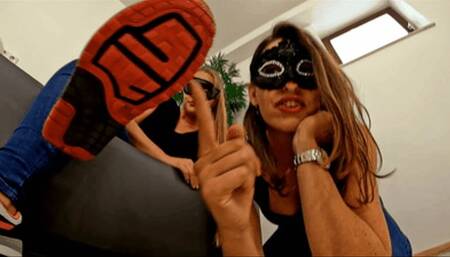 We're getting rid of you, tiny slave!