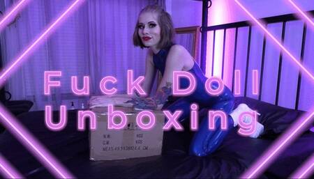 Fuckdoll Scarlett Unboxing - Latex Futa Femdom Strapon Fuck Doll Open and Review by Goddess Kyaa - 1080p mp4