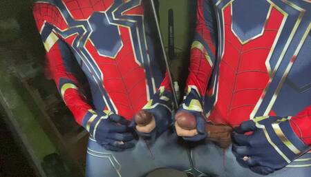 Jerk off in a Spider-man suit.