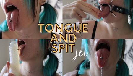 Tongue and spit