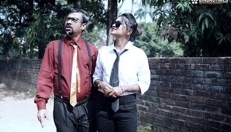 Sexy House Dealer Sudipa tries to impress her property buyer by giving her body and gets huge cumshots on her tits