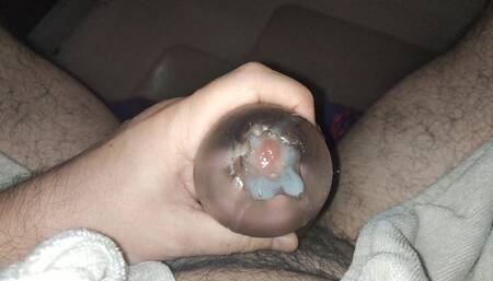 Toy flooded with sticky cum