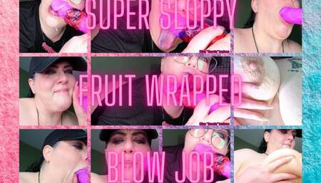 Super Sloppy Fruit Wrapped Blow Job 1920x1080 WMV