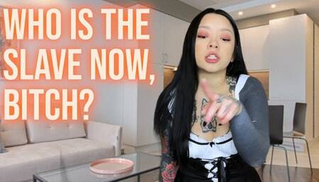 Maid Dominates Toilet Slave