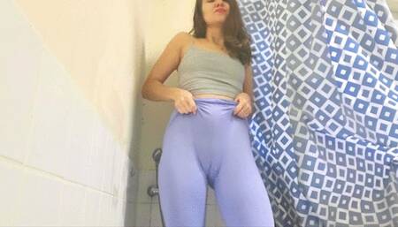 Wet Yoga Pants Worship JOI