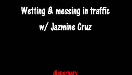 Female Wet Mess Desperation AUDIO Jazmine Cruz in Traffic