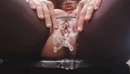 My father-in-law wet my hole