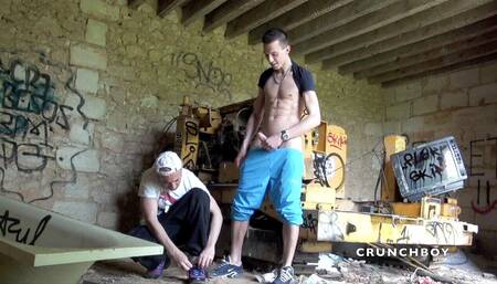 Webcam in exhib cruising with Jess and John