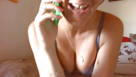 At the phone with one of my slave