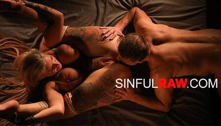 Sinful Raw featuring George Uhl and Alexxa Vice's big tits sex