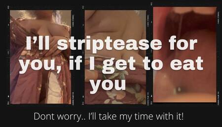 Sensual Striptease Before I Vore You