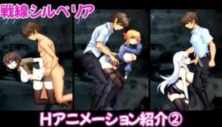 【H GAME】軍服コスプレ美女のHシーン②♡エロアニメ/エロゲーム実況