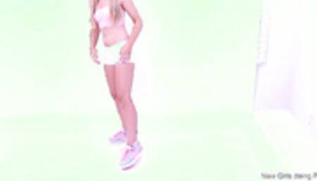 Shy Cute Teen with Braces gives Blowjob at audition