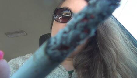 Smoking In Car With Sunglasses (MP4) ~ MissDias Playground