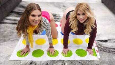 Thick And Busty Step Sis And Girlfriend Riley Reign & Kenzie Love Share One Cock POV - SisLovesMe