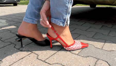 naj23 Jenny in her red slingbacks (mp4-HD)