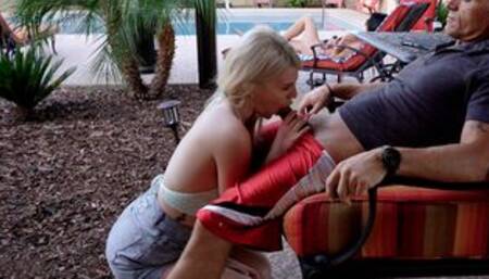 Megan Holly came and sucked big cock