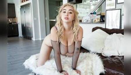 Huge oily knockers bouncing while getting cocked