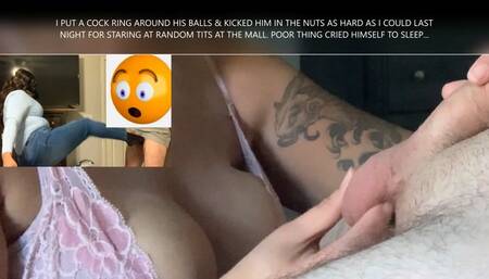 BUSTING WAY TOO SORE BALLS BC HE DESERVED IT!!!