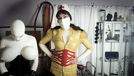 Rubberdoll Silicone Pussy Gynecology Exam