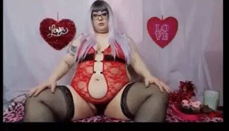 BBW Squirting Valentine's Day Masturbation