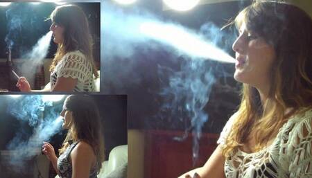 STEVIA: CONFIDENT HEAVY-120-SMOKING COLLEGE STUDENT!