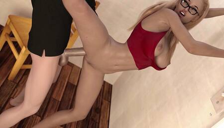 Dreams of Desire | Blowjob and anal for changing a light bulb. This blonde teen slut just wants a big cock inside her | Part 7