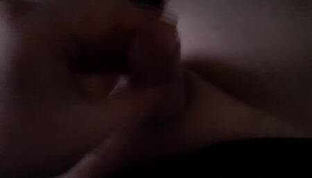 Chubby guy fapping alone small dick