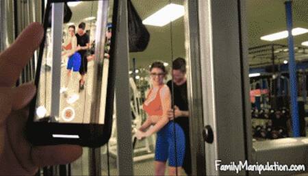 Caught Sis Cheating at Gym - Mp4 4K