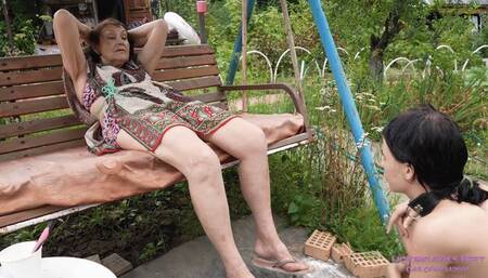 RAISA - Great summer morning for step-granny! (4K)