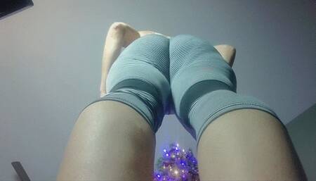 Christmas Clench Spandex Pov4