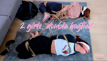 2 girls, double hogtied - Spanish (sub:English), WMV, HD720